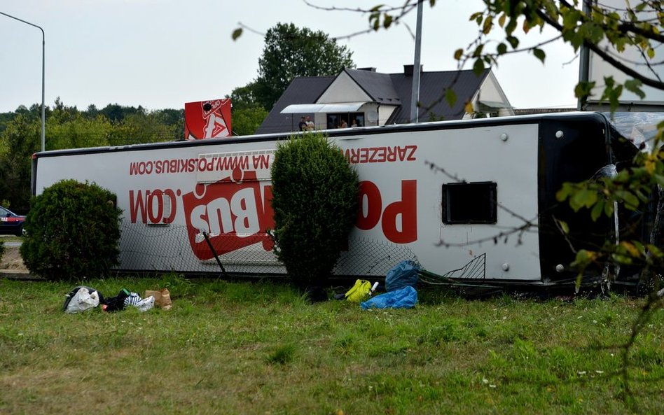 Nowa Dęba: Wypadek Polskiego Busa