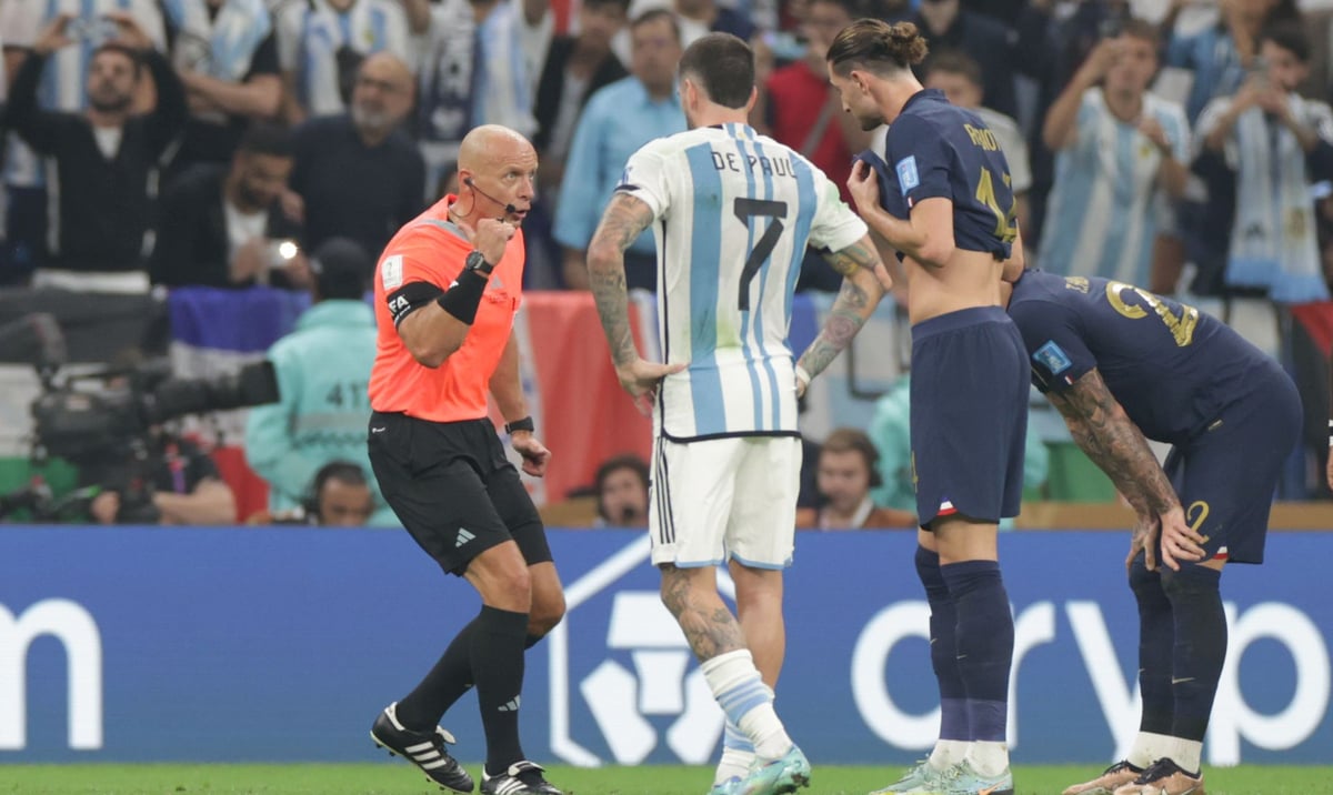 The French are furious after the World Cup final.  Szymon Marciniak under fire