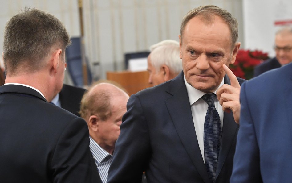 Przewodniczący Platformy Obywatelskiej Donald Tusk