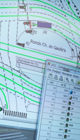Obserwujący ruch w Warszawie widzą go czasie rzeczywistym. Umozliwia to szybką reakcję operatora