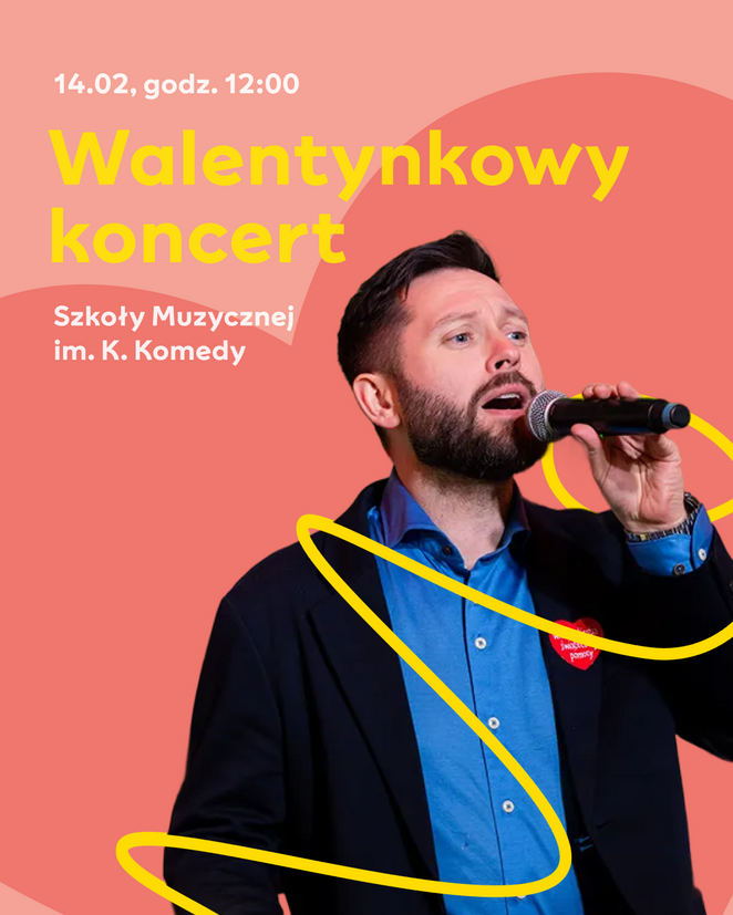 W programie koncertu uczniów Szkoły Muzycznej im. Krzysztofa Komedy znajdą się największe miłosne pr