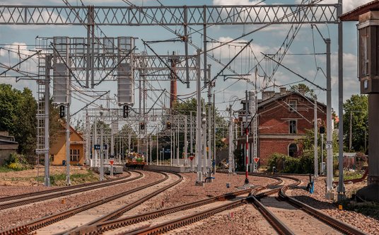 Prace na stacji w Korszach