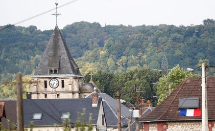 Kościół w Saint-Etienne-du-Rouvray niedaleko Rouen we Francji