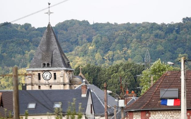Kościół w Saint-Etienne-du-Rouvray niedaleko Rouen we Francji