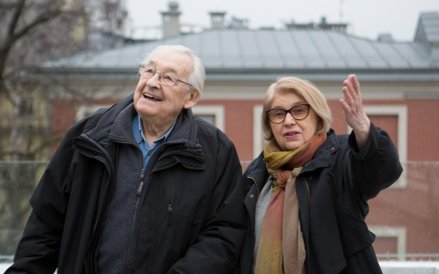 Krystyna Zachwatowicz i Andrzej Wajda