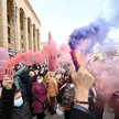 W Tbilisi demonstrowały tysiące Gruzinów, kilkadziesiąt osób zatrzymano