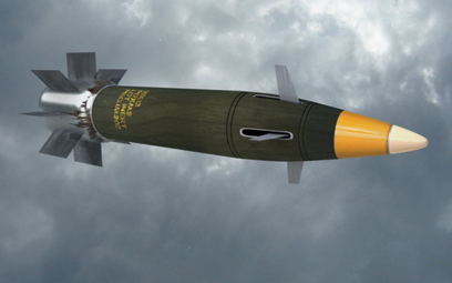 155 mm korygowany GPS pocisk artyleryjski M982 Excalibur. Fot./Raytheon.