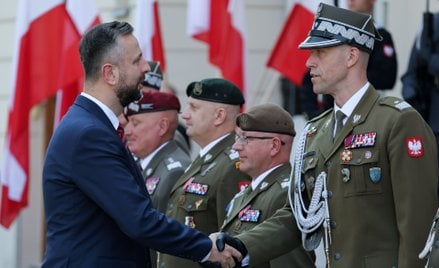 Gen. bryg. Mariusz Chmielewski i wicepremier, minister obrony narodowej Władysław Kosiniak-Kamysz