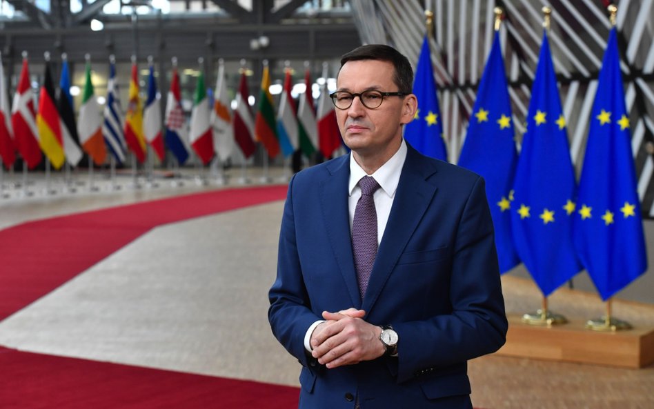 Mateusz Morawiecki w Brukseli