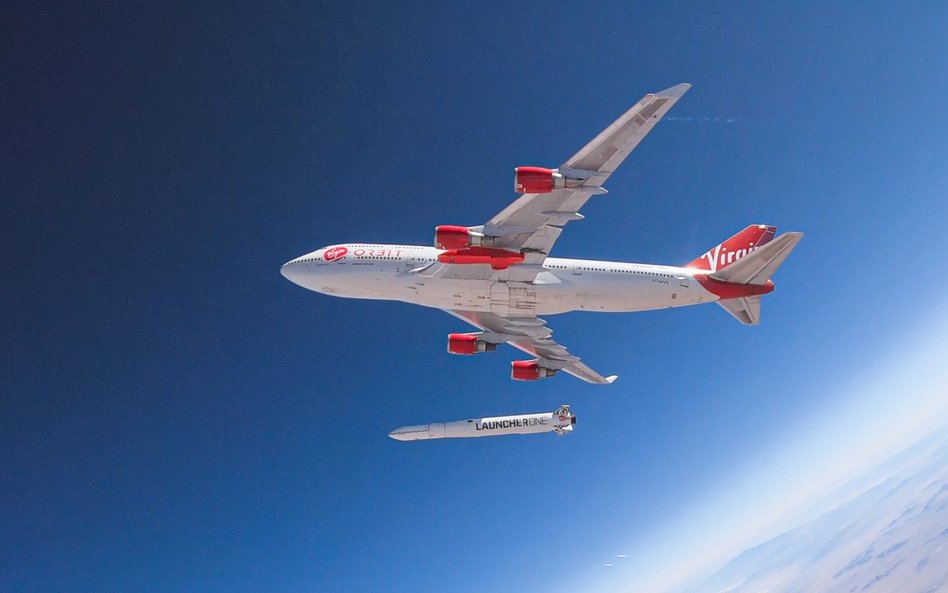W kosmos z samolotu. Start rakiety Virgin Orbit