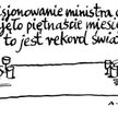 Komentarz rysunkowy. Dymisja ministra obrony