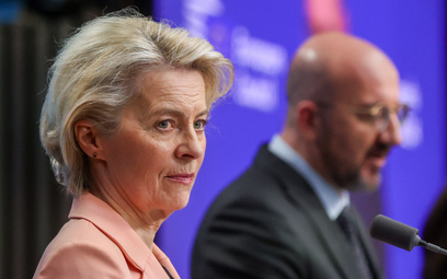 Ursula von der Leyen, przewodnicząca Komisji Europejskiej na szczycie w Brukseli