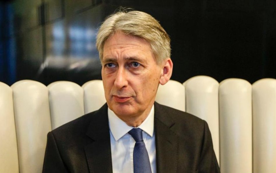 Philip Hammond jest ministrem finansów Wielkiej Brytanii.