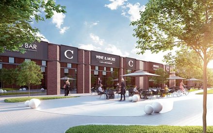 Pracownicy biur w kompleksie Calisia One w Kaliszu lunch mogą zjeść w pobliskich restauracjach.