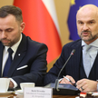 Koordynator projektu SprawdzaMy Adam Malinowski (L) i pełnomocnik przedsiębiorców ds. deregulacji Ra