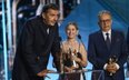 Nagrodzony Złotymi Lwami za film "Przez ścianę" reżyser Maciej Sobieszczański na Gali zakończenia 51