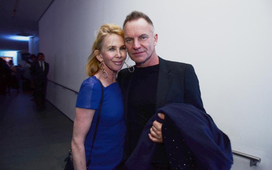 Sting z żona Trudie Styler