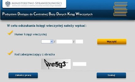Sukces internetowych ksiąg wieczystych