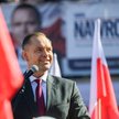 Kandydat w wyborach na fotel prezydenta RP, popierany przez PiS prezes IPN Karol Nawrocki podczas sp