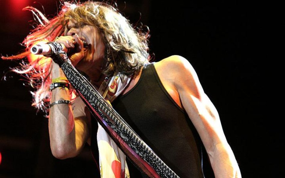 Steven Tyler na koncercie Aerosmith w 2007 roku