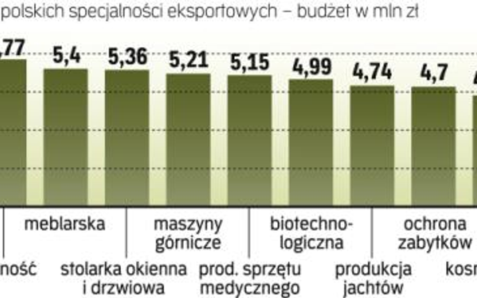 Pieniądze dla najbardziej obiecujących branż