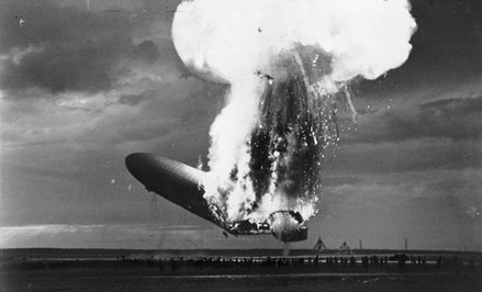 Katastrofa niemieckiego sterowca Hindenburg doprowadziła do zatrzymania prac i rozwoju tego typu sta