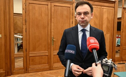 Minister finansów i gospodarki Andrzej Domański