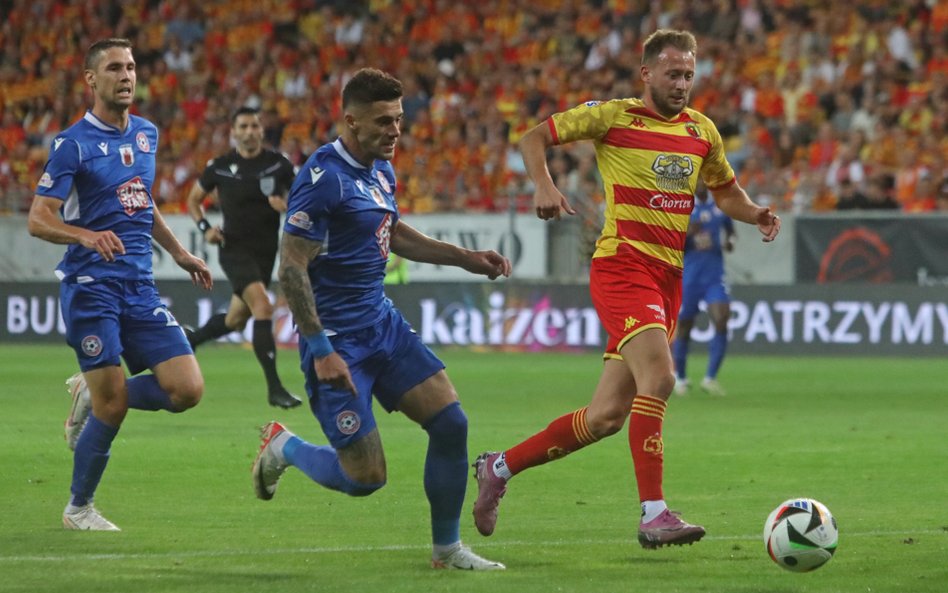 2. runda kwalifikacji Ligi Mistrzów , FK Paneveżys - Jagiellonia Białystok