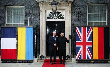Wołodymyr Zełenski przebywa w Londynie