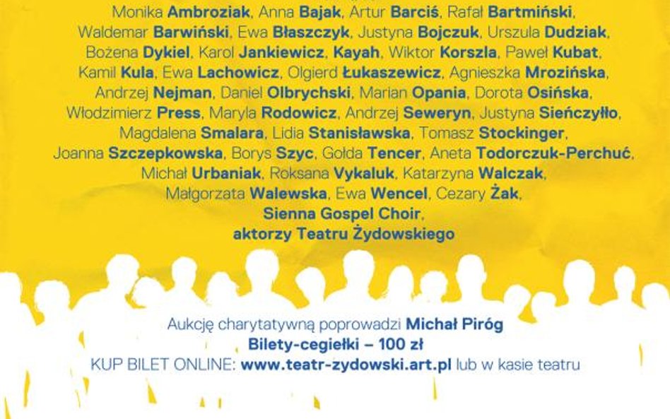 Artyści teatrów warszawskich "Solidarni z Ukrainą"