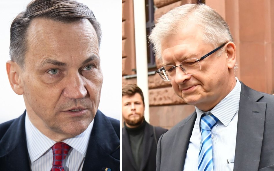 Radosław Sikorski i Siergiej Andriejew