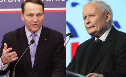 Radosław Sikorski i Jarosław Kaczyński