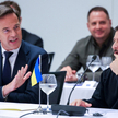 Szef NATO Mark Rutte i prezydent Ukrainy Wołodymyr Zełenski