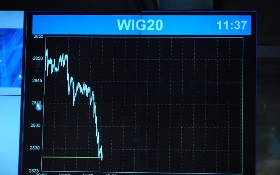 Kolejny dzień spadków na GPW