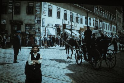 Zdjecie z wystawy „Retro Warszawa”