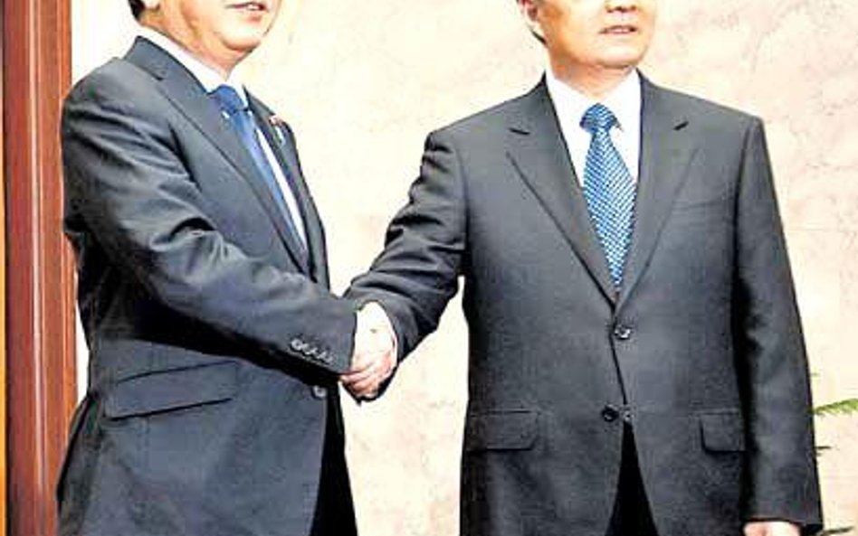 Premierzy Japonii Yoshihiko Noda i Chin Wen Jiabao w Pekinie