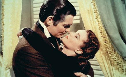 Fotos z „Przeminęło z wiatrem” – Clark Gable i Vivien Leigh