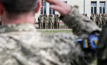 Szkolenie ukraińskich żołnierzy w Polsce. Zdjęcie archiwalne, Wędrzyn, 2024 r.