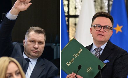 Przemysław Czarnek i Szymon Hołownia