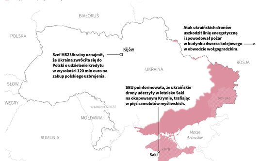 Tak wyglądała sytuacja na froncie 1258 dnia wojny na Ukrainie