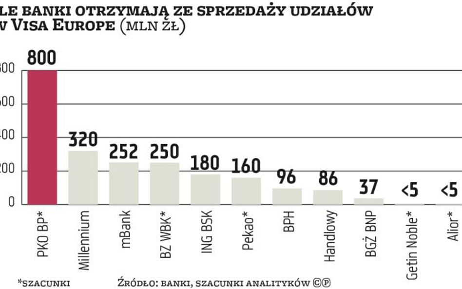 Krocie za Visę dla polskich banków