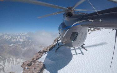 Śmigłowiec Airbusa H145 na szczycie Andów