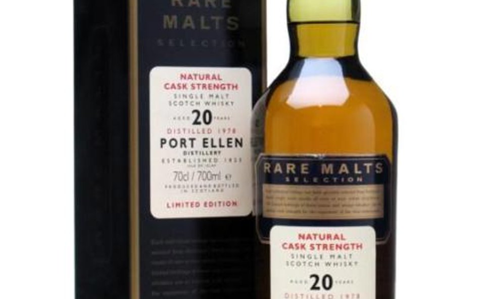 Port Ellen, Prawie 500 proc. zyskała na wartości w ciągu ostatnich pięciu lat butelka 20-letniej whi