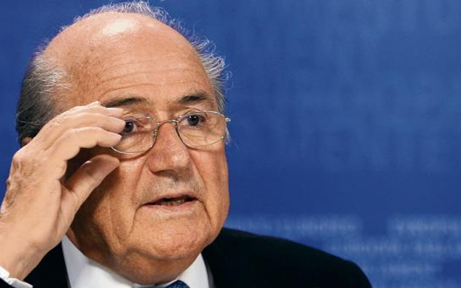 Joseph Blatter przewodniczący Międzynarodowej Federacji Piłki Nożnej (FIFA)