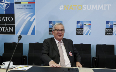 Juncker chwiał się na szczycie NATO