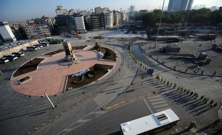 Barykady przy placu Taksim