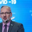 Minister Zdrowia Adam Niedzielski podczas ogłoszenia decyzji ws. drugiej dawki przypominającej szcze