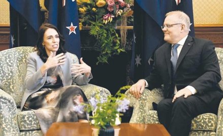 Premier Nowej Zelandii Jacinda Arden i premier Australii Scott Morrison byli chwaleni za to, że ich 