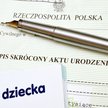 Odpis skrócony aktu urodzenia