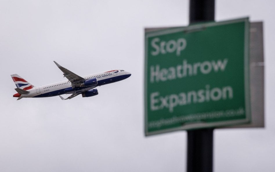 Planom rozbudowy lotniska Heathrow sprzeciwiają się mieszkańcy Londynu